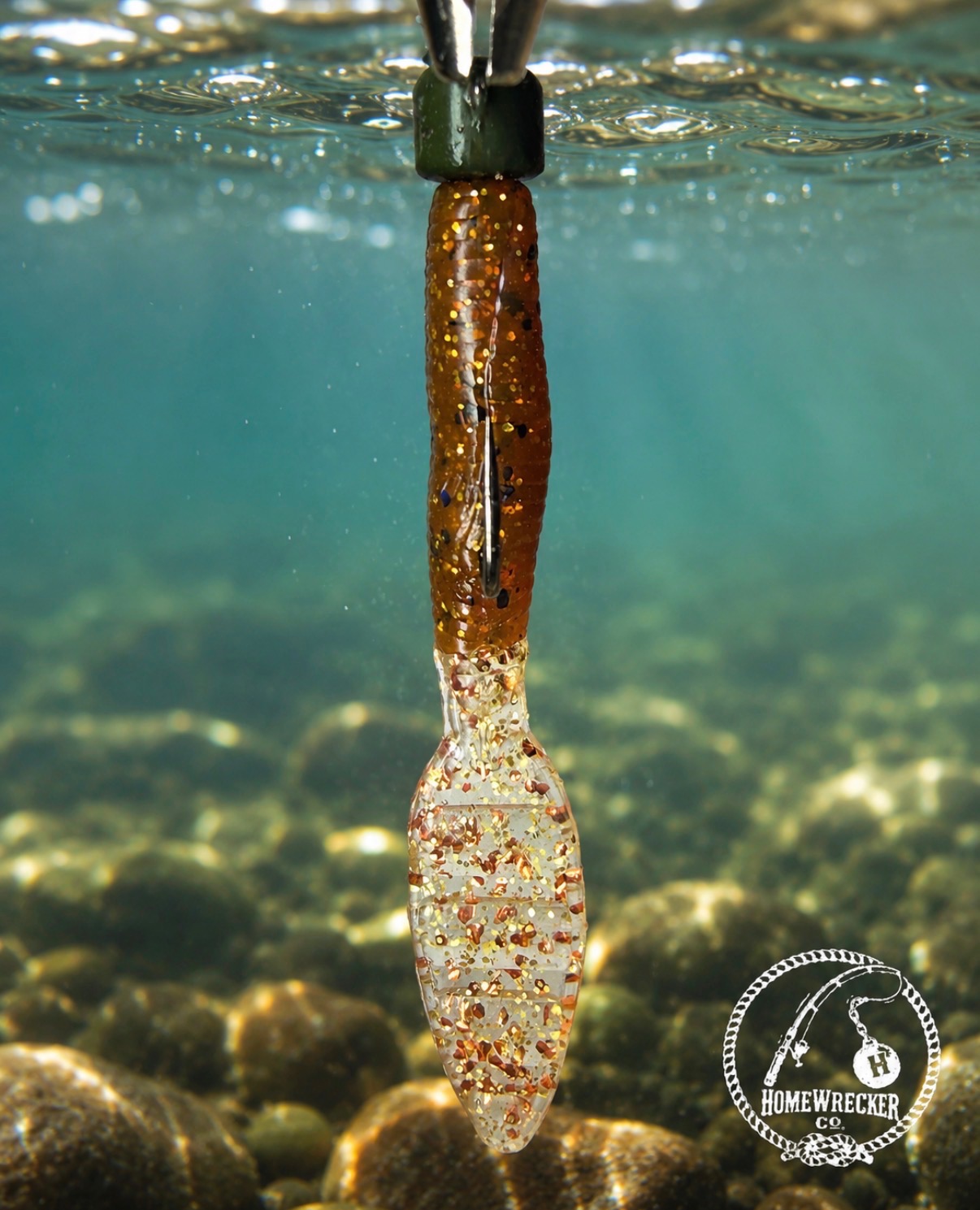 Creek Wrecker bait underwater