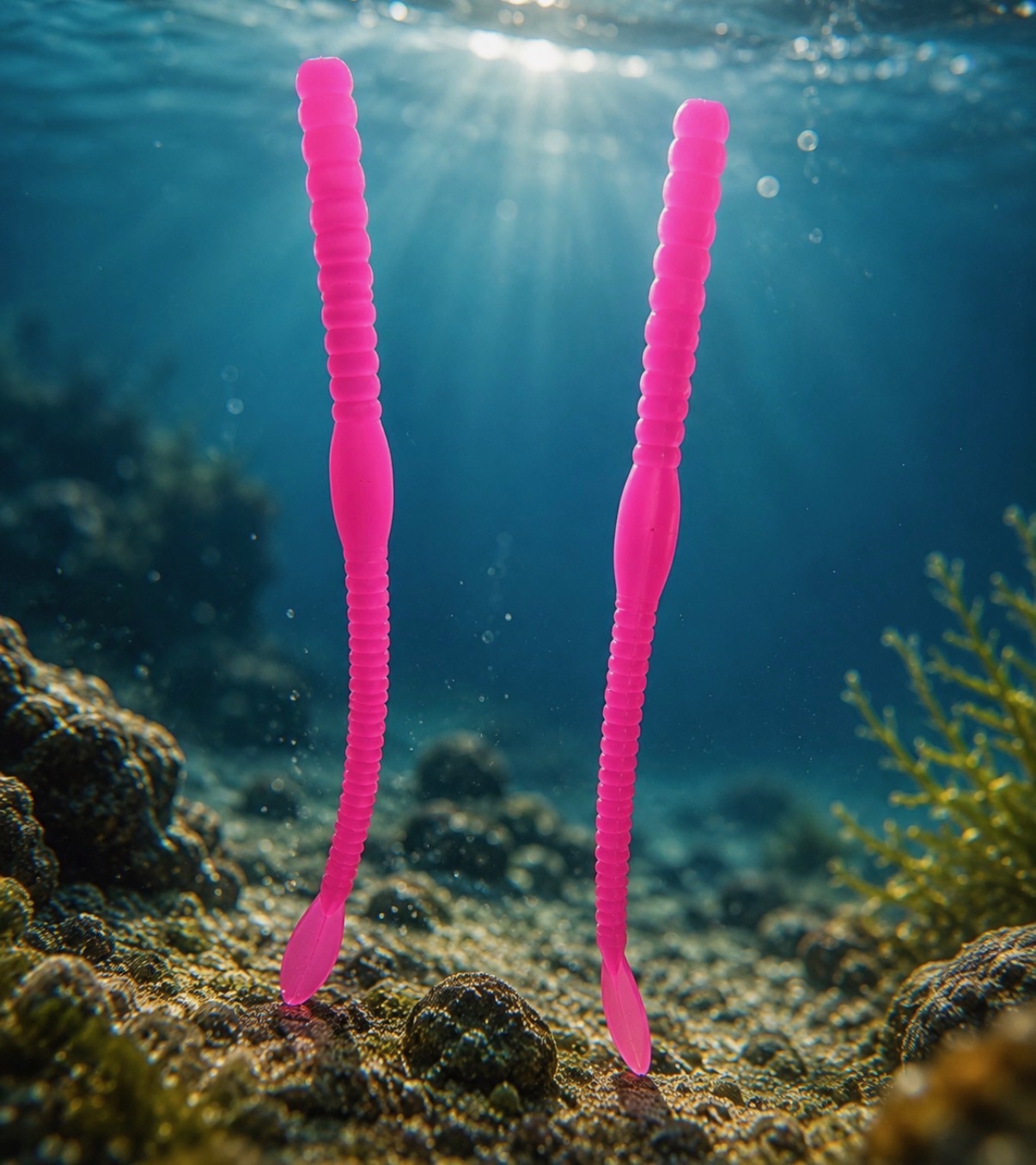 Pink YoSlamite Slam 8 inch soft plastics